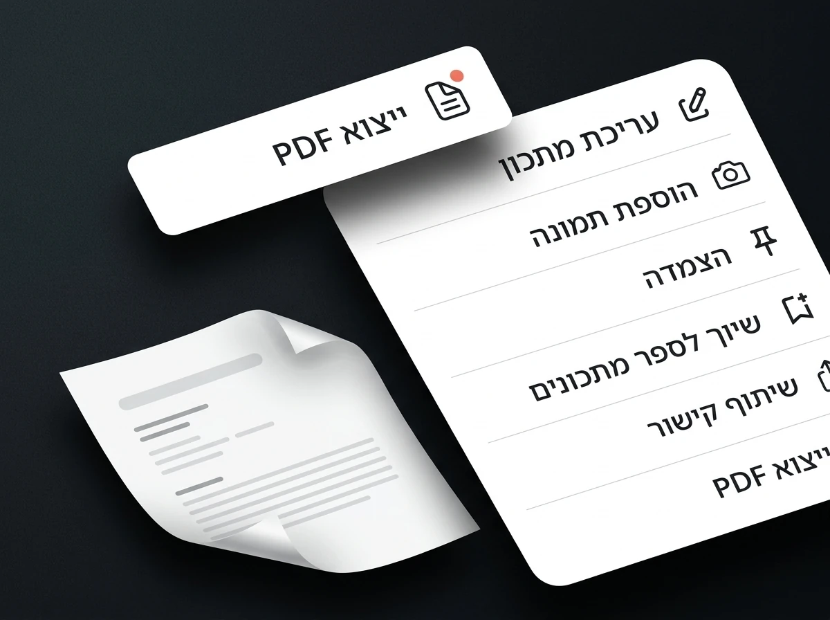 לא רק שומרים. שולטים במתכון.