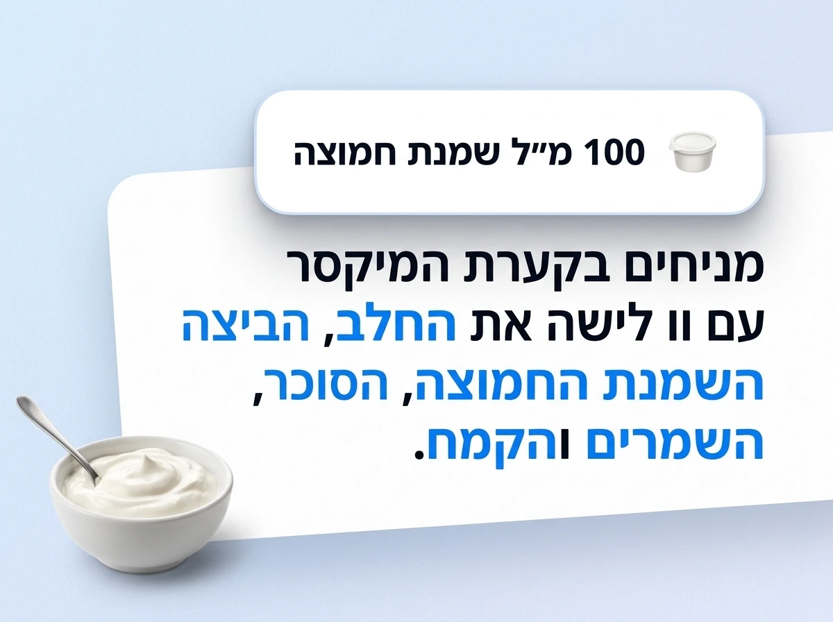 הכמות המדויקת, תוך כדי בישול